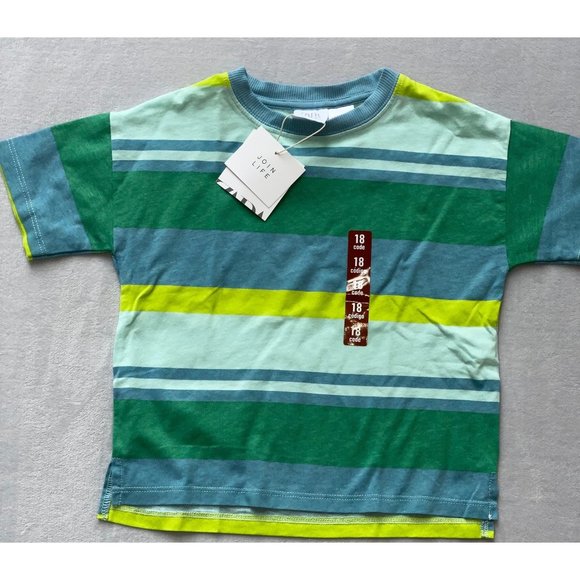 Zara 3pc bundle LOT 9-12m 12-18m NWT t-shirts short sleeve blue camel - Picture 4 of 4